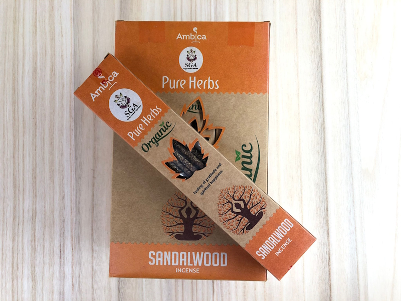 Incienso Sándalo Orgánico Sga